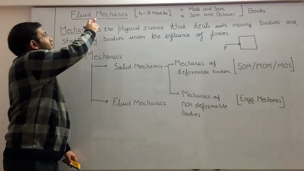 GATE Lectures # Introduction to Fluid Mechanics # Part 1