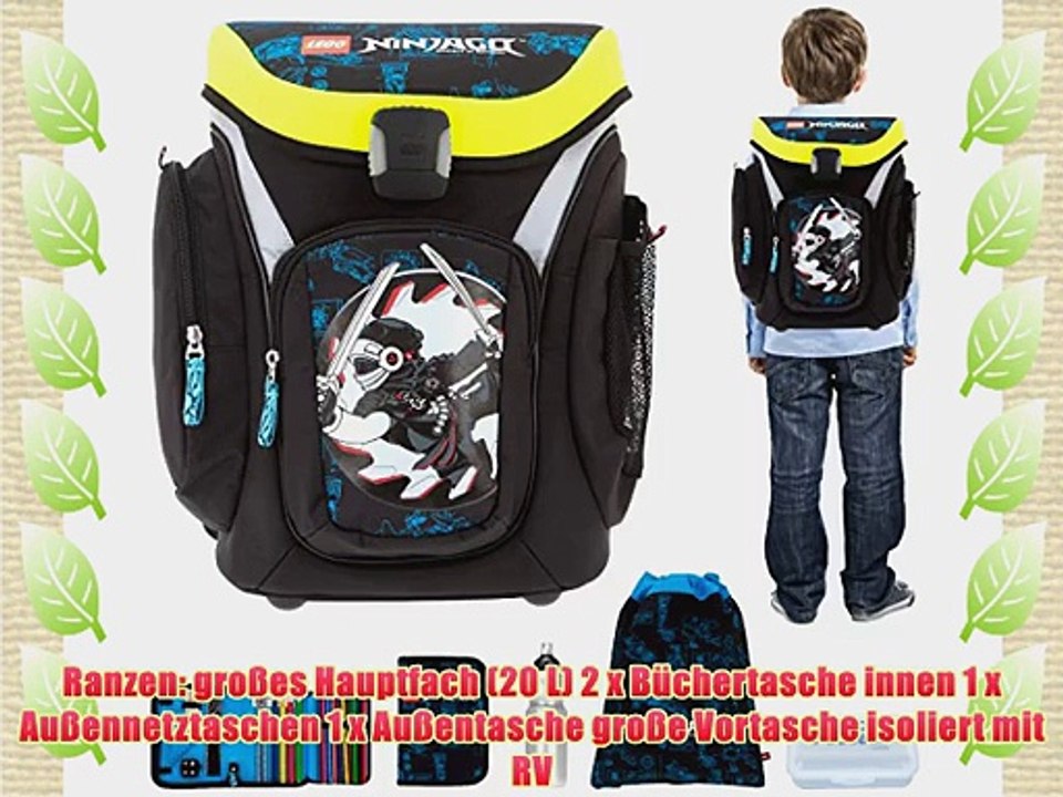 5 Teile LEGO Schulranzenset EXPLORER Schulranzen Tornister bf (NINJAGO Rebooted)