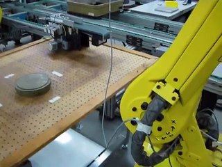 Robot search routine (Fanuc skip condition)