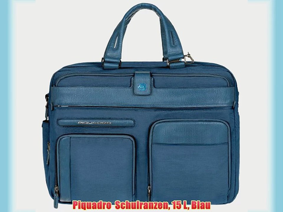 Piquadro  Schulranzen 15 L Blau