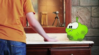 Om Nom Cartoons - BATH TIME! (full episode 3) Real-Life Cut the Rope Game Stories for Kids