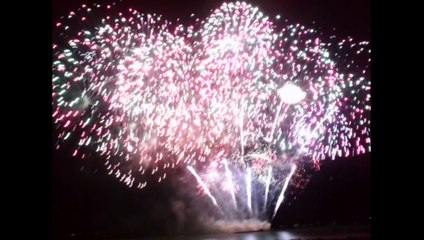 Feu d'artifice 17 août 2015 Royan