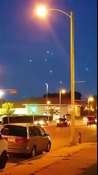 Strange UFOs Hovering In The Sky