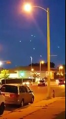 Strange UFOs Hovering In The Sky