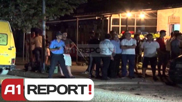 A1 Report - Lezhë, 23-vjeçari vritet në lokal u qëllua nga një makinë pa targa