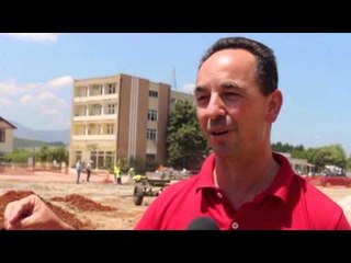 Sheshi “Skënderbej. Kukës, restaurohet qendra e qytetit