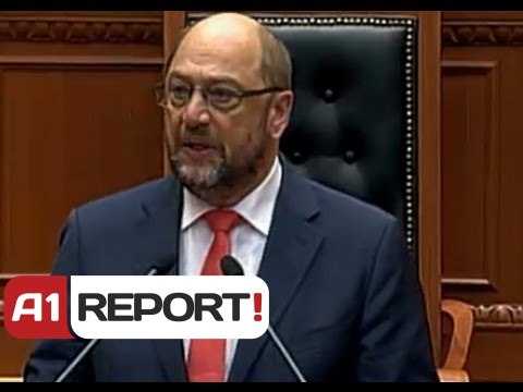 A1 Report - Fjala e plotë e Presidentit të PE Martin Schulz në Kuvendin e Shqipërisë