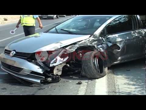 Aksident në Lezhë- Balldre, përplasen dy makina , 6 të plagosur- Ora News- Lajmi i fundit-