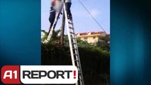 A1 Report - Kavajë, elektriçisti pa masa sigurie  humb jetën në majë të shtyllës