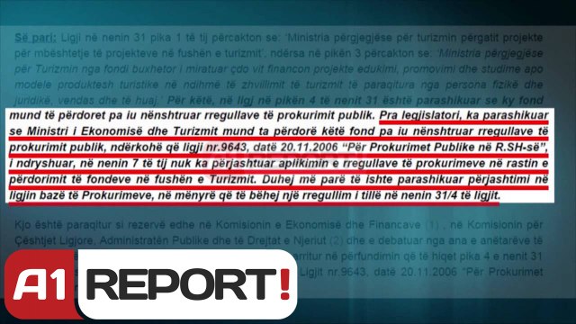 A1 Report - Nishani kthen ligjin e turizmit: Cënohen pronarët e ligjshëm