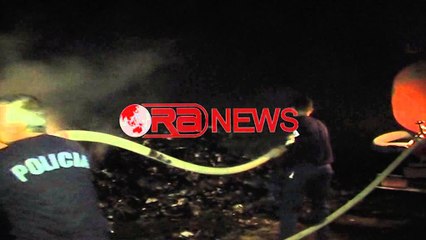 Zjarri në depozitimin e mbetjeve në Velipojë rrezikoi impianti e ujërave të zeza