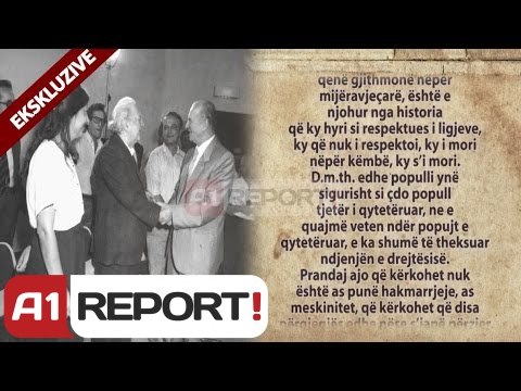A1 Report - Ekskluzive/ Biseda mes Ramizit Kadaresë dhe Berishës në 1990 - Pjesa e 3