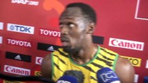 Athlé - ChM - 100m : Bolt «Etre détendu»