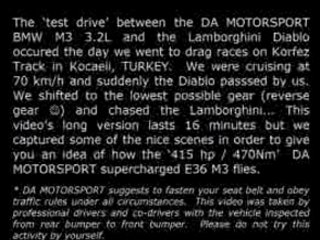 BMW M3 vs Lamborghini