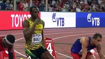 Mundial de Atletismo: Usain Bolt avanza a semifinales con Justin Glatin (VIDEO)