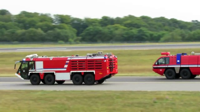 AWACS Boeing E-3A engine failure and aborted take off during touch and go at Luxembourg