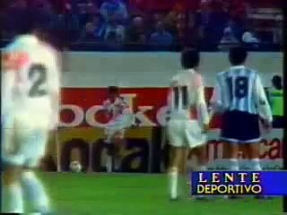 Primer gol oficial de Roberto Palacios con Perú (22/08/1993)