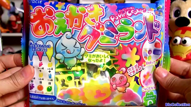 Popin' Cookin' DIY candy kit Maker # 6 Animals Gummy Land グミランド Oekaki by Kracie グミキャンディーキット