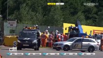 De Jong Huge Crash 2015 GP2 Spa Race 1