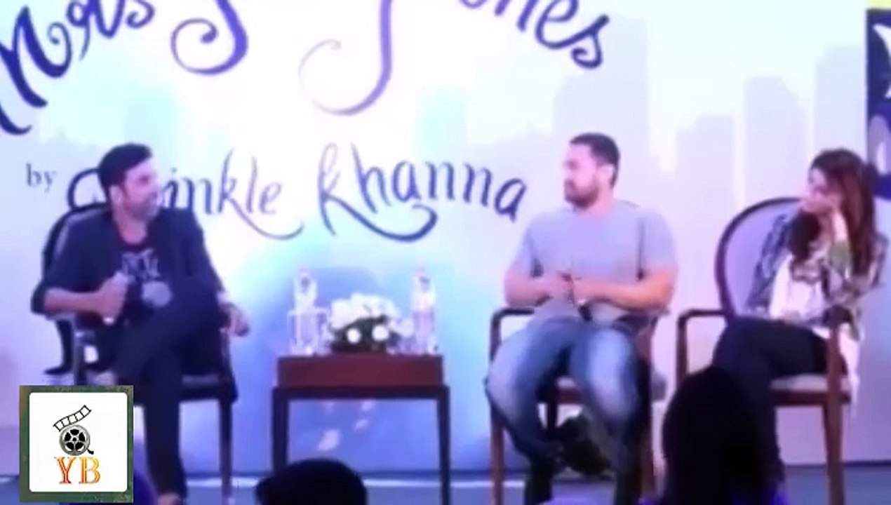 Akshay Kumar, Aamir Khan & Twinle Khanna Awesome Threesome @ Book Launch