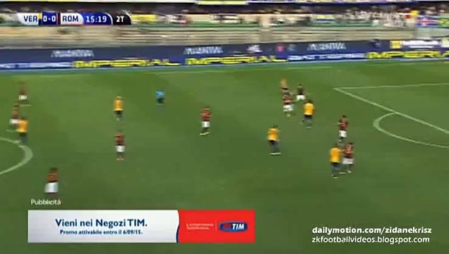 1-0 Bosko Jankovic Fantastic Goal _ Hellas Verona v. AS Roma - 22.08.2015 HD