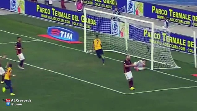 Goal Bosko Jankovic - Hellas Verona 1-0 AS Roma - 22-08-2015 هدف فيرونا الاول في روما