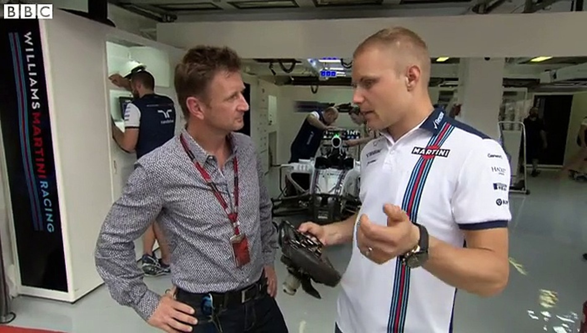 BBC F1 Valtteri Bottas explains how an F1 car starts
