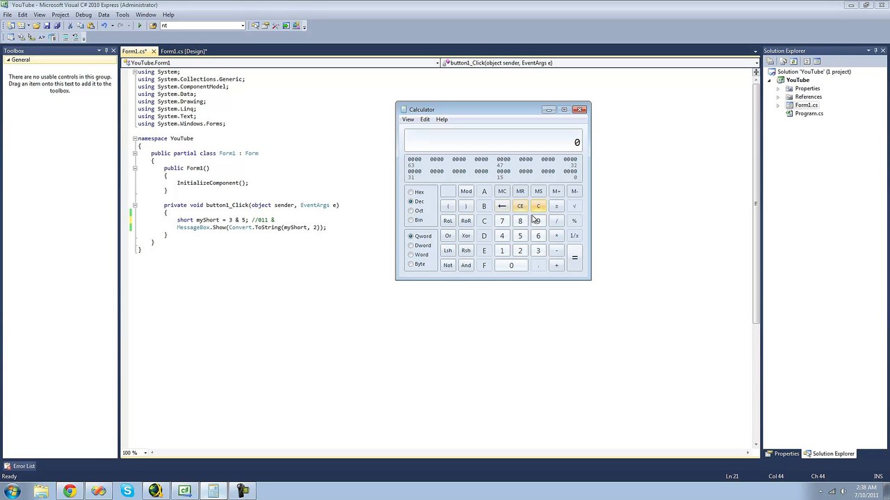 067 - Bitwise Operators pt 2