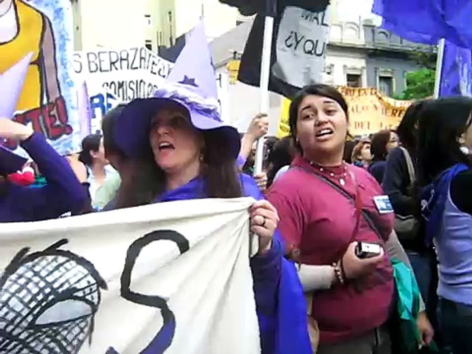 Marcha XXII Encuentro Nacional de Mujeres