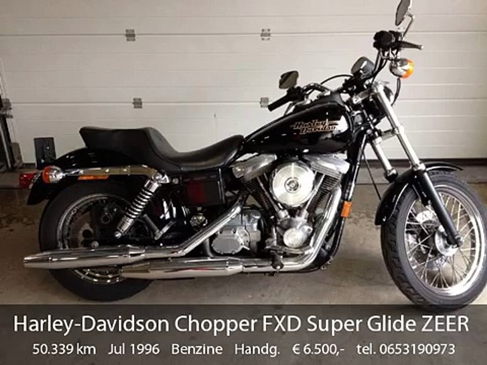 Harley Davidson Chopper FXD Super Glide ZEER NETTE MOTOR