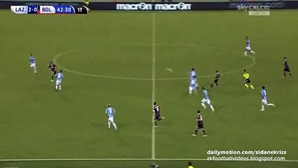 2-1 Matteo Mancosu Amazing First Goal | Lazio v. Bologna - 22.08.2015 HD