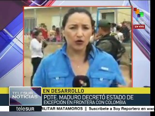 Autoridades venezolanas vigilan la zona fronteriza con Colombia
