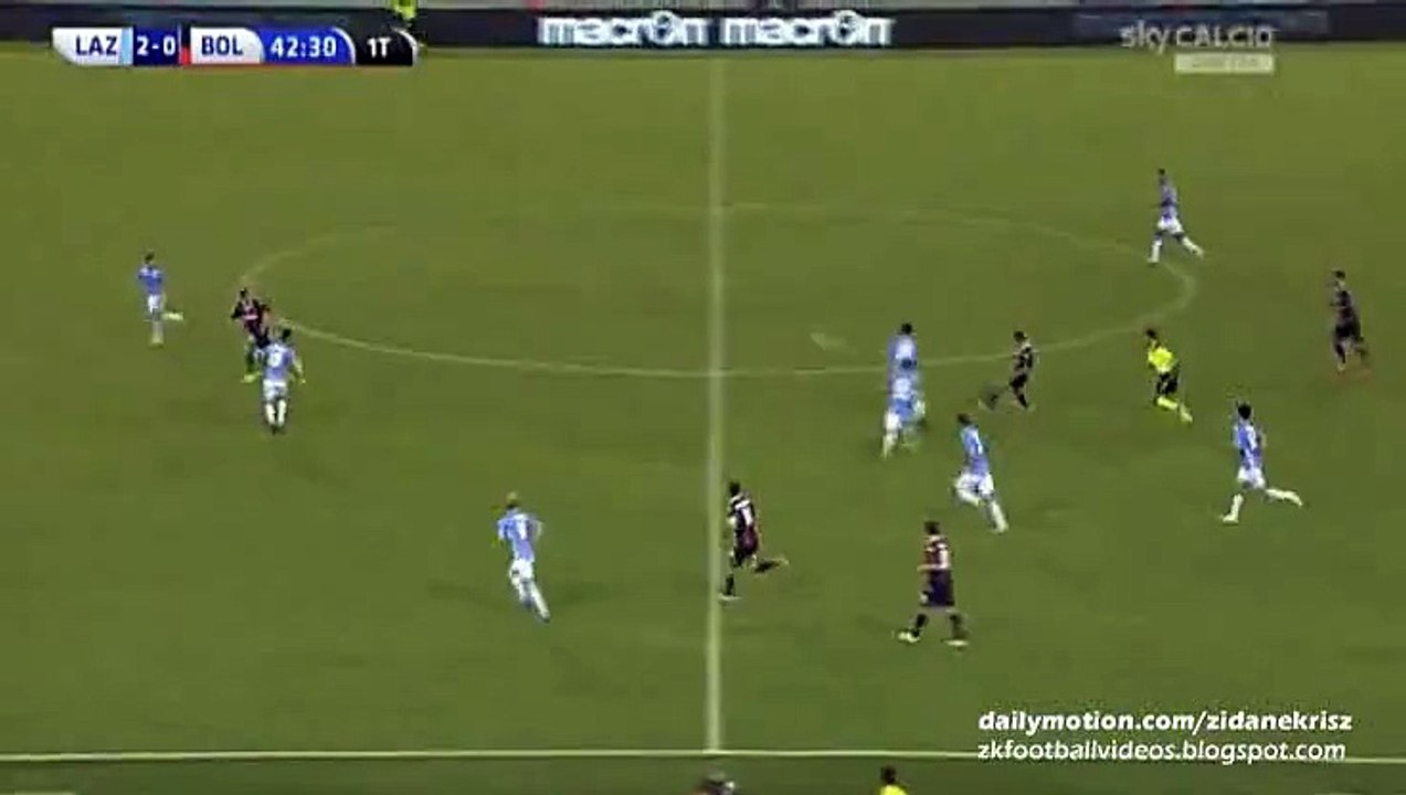 2-1 Matteo Mancosu Amazing First Goal _ Lazio v. Bologna - 22.08.2015 HD