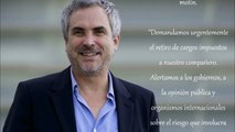 Alfonso Cuarón, Del Toro, Alejandro González Iñárritu , exigen la liberación de detenidos del #20Nov