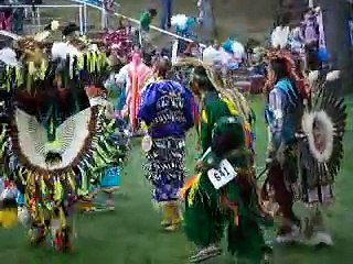 Grand entry Menominee nation contest pow wow pt.1