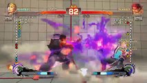 Ultra Street Fighter IV battle: Cody vs Evil Ryu