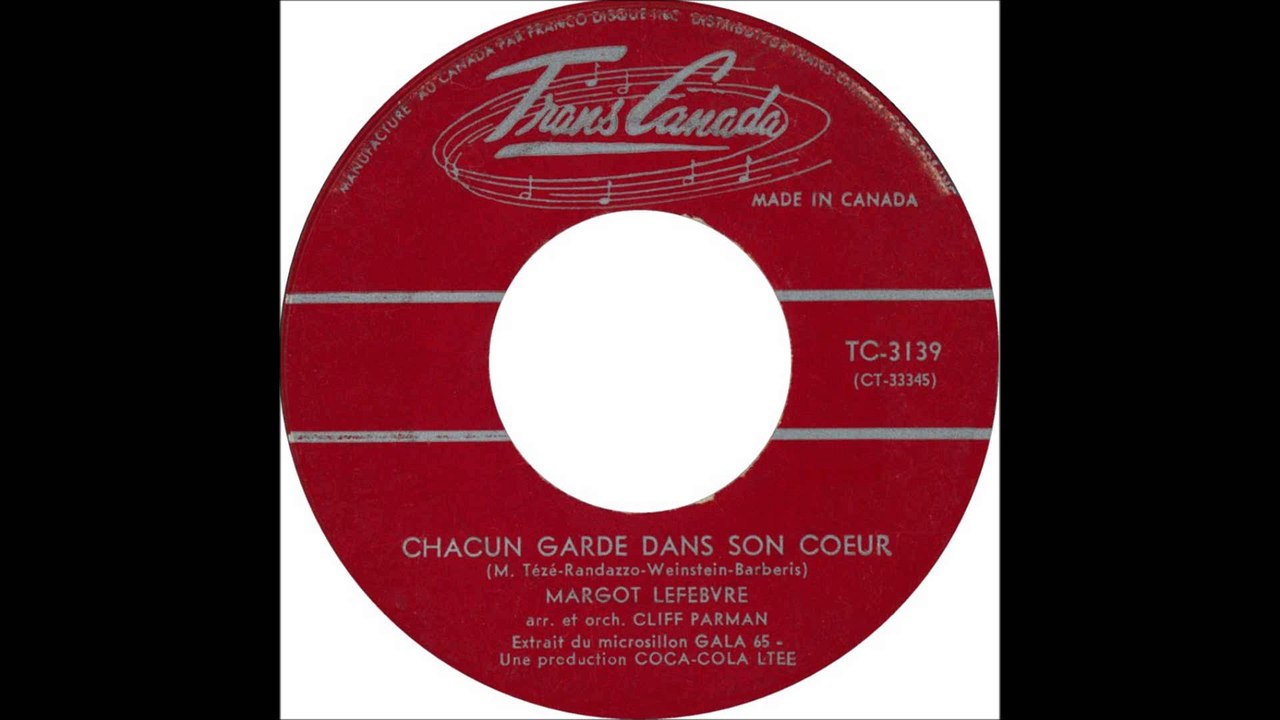 Margot Lefebvre - Chacun Garde Dans Son Coeur (1965)