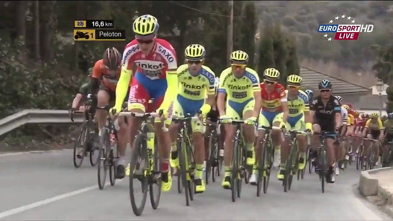 Vuelta a Andalucía 2015 Stage 3  TinkoffSaxo team tactic & Alberto Contador attack