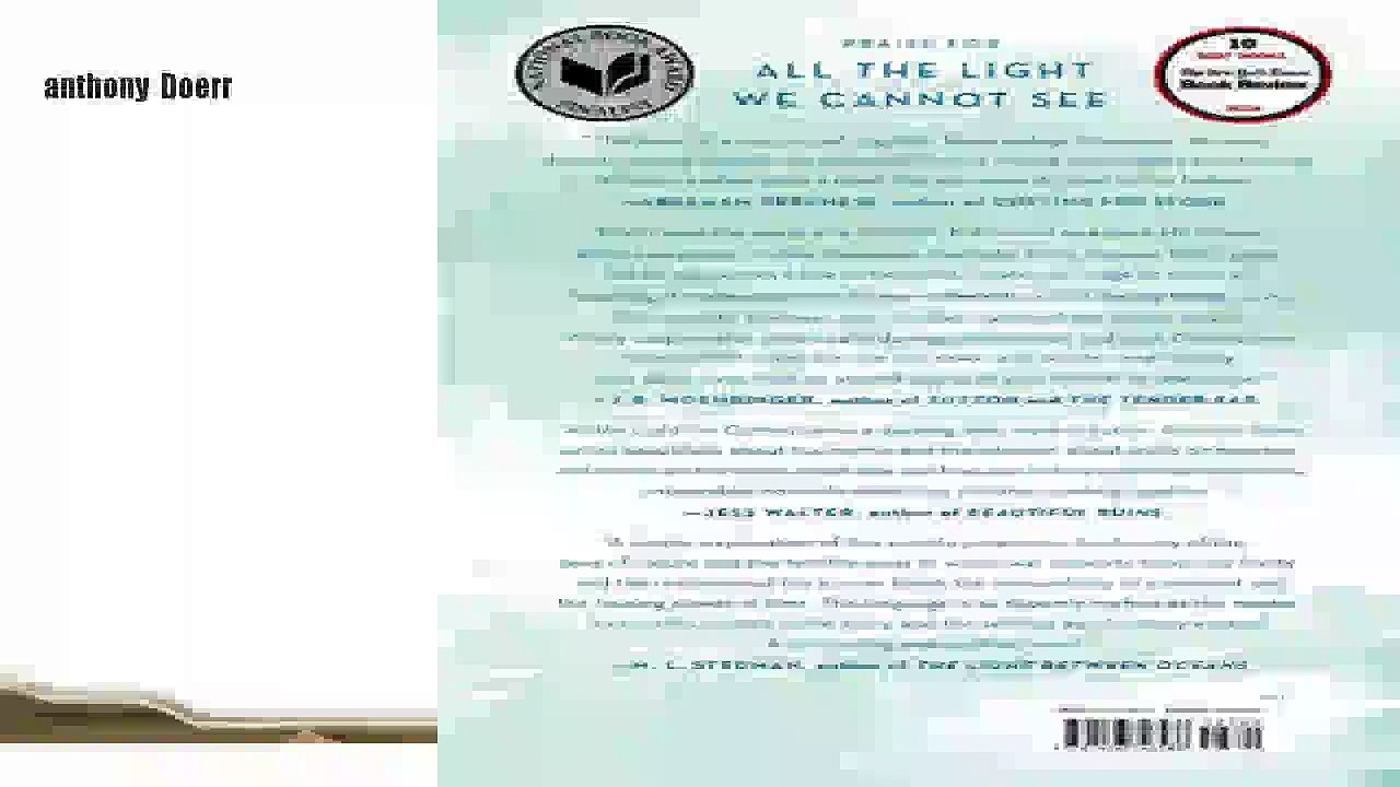 All the Light We Cannot See