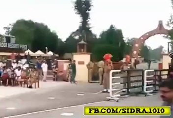 Indian Soldier Falls during Parade at Wagha Border On 14 August