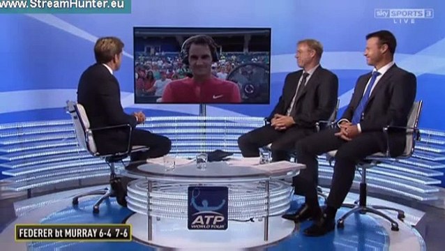 Roger Federer Skysports interview after Cincinnati SF against Murray 20150822