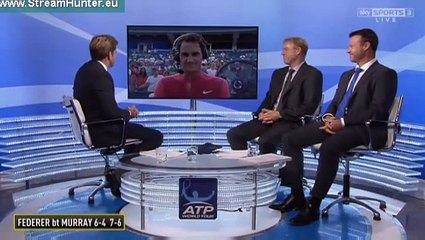 Roger Federer Skysports interview after Cincinnati SF against Murray 20150822