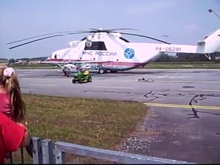 Der grösste Hubschrauber der Welt in Eggenfelden ! MI 26