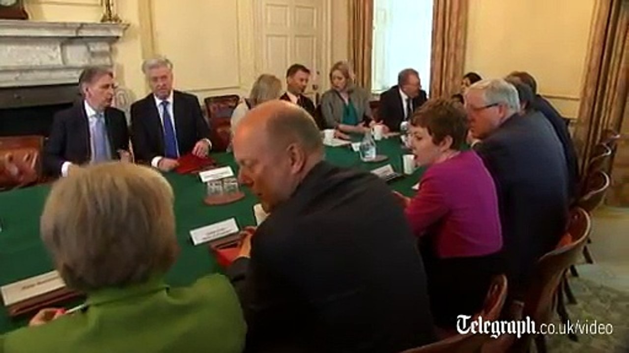 Inside David Cameron's new Tory Cabinet meeting