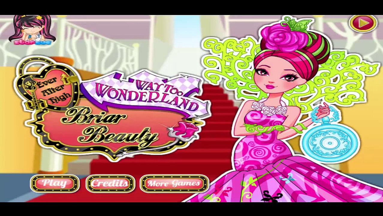 239 ► Ever after high dress up games - Way Too Wonderland Briar Beauty game