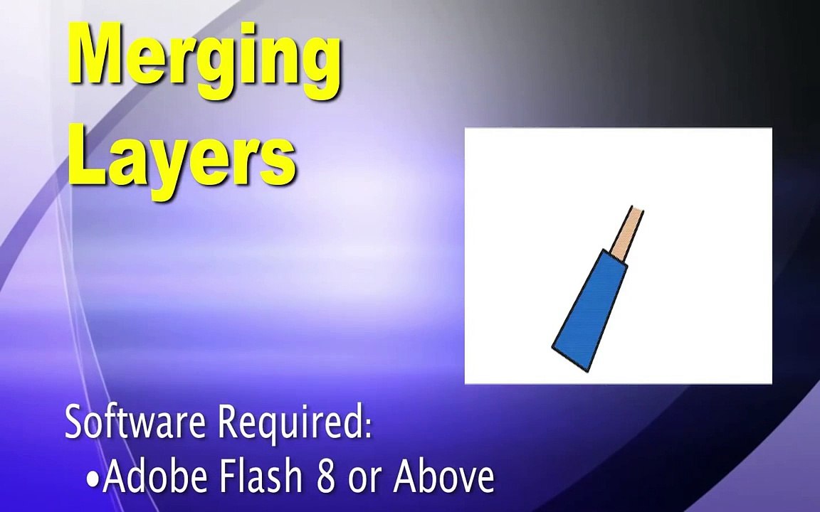 Adobe Flash Tutorial: How to Merge Layers