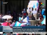 Guatemaltecos piden a magistrados frenar las elecciones