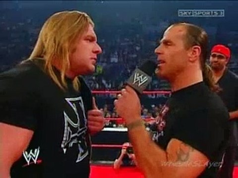 HBK HHH promo Raw 2004