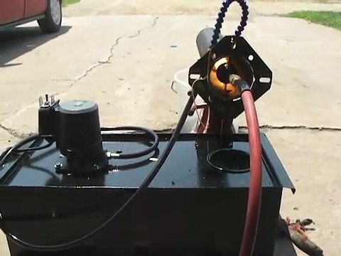 Homemade Babington Ball Waste Oil Burner Boiler Furnace - Part 1