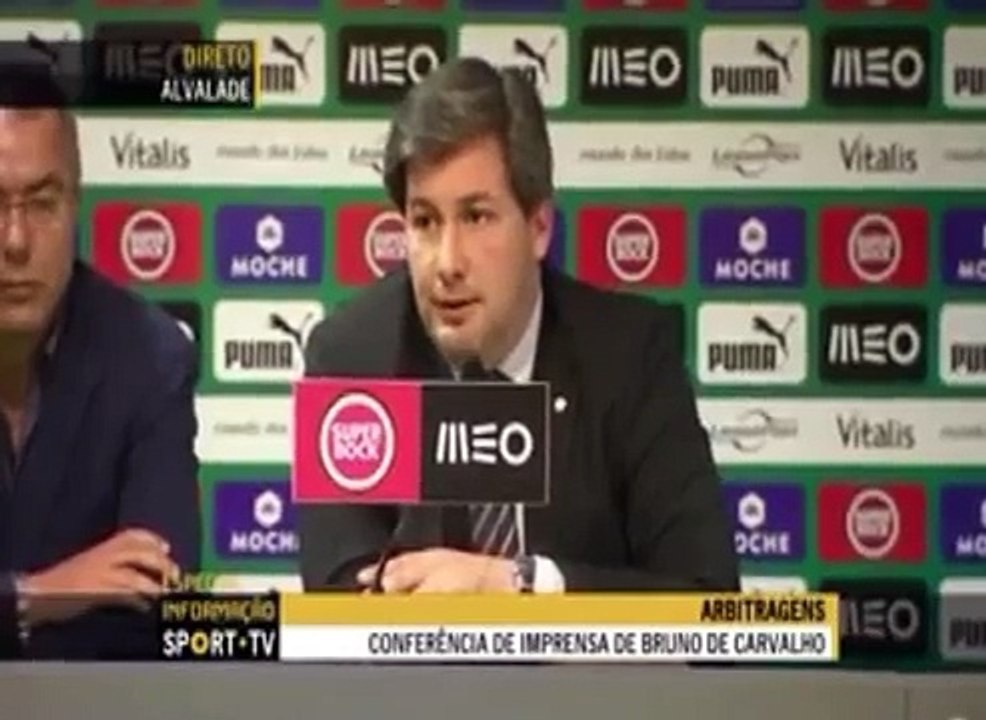 Conferencia de Imprensa -Sporting Bruno Carvalho 13/14